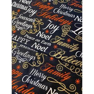 BROTHER SISTER Design Holiday Cotton Fabric BTHY Noel Believe Merry Christmas